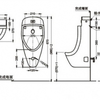 小便斗安装图